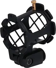 Abaodam Mic Vibration Suspension Clip Holder Mount for Condenser Microphones Durable Design Reduces Floor Noise and Vibration for Recording and Broadcast