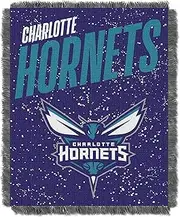 Hornets OFFICIAL NBA "Headliner" Woven Jacquard Throw Blanket