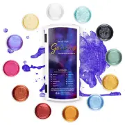 12-colour Solid Metallic Watercolour Paint Set for Drawing Painting Sketching