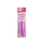 Sewline Fabric Glue Pen Refills SL006P (Pink) - patchwork, applique, mending