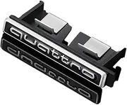 Sline Metal Logo Car Sticker Aluminum Emblem Compatible for Audi S Line Quattro A1 A3 A4 A5 A6 A7 A8 Q2 Q3 Q5 Q6 Q7 Q8 Accessories(Grille-Black Silver)