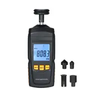 GM8906 Digital Contact Tachometer 0.5~19999 Speed Tach Meter RPM Gauge Handheld