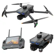 AE30 GPS 10KM 5G Repeater Digital FPV with 4K HDR Video 5X ZOOM Dual Camera 3-Axis EIS Gimbal 360° Ultrasonic Lift Obsta