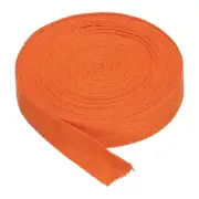 Cotton Twill Tape 3/4" 10 Yards Cotton Ribbon Bias Binding Tape Orange