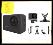Kaiser Baas X350 4K 13MP 30FPS Action Camera + Adventure Bundle Accessories Kit