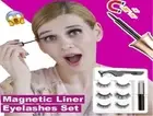 Next-Level Magnetic Eyelashes and Eyeliner Set - 3 Pairs/ Set! Liquid Lashes New