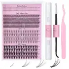 Wispy Lash Clusters Kit Individual Lashes Multi-Type Mixed DIY Lash Extensions K