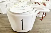 NEW Rae Dunn Stacking Measuring Cups Farmhouse Set of 4