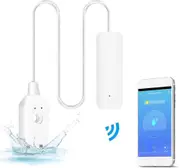 Sztxj Water Alarm Sensor, WiFi Water Leak Detector, Overflow Flood Leakage Alerts, Remote Monitoring Leaker for Water Heater Basement Sewage Pump, ...