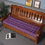 Outdoor Furniture Non Slip Rectangle Swing Chair Cushion Replacement Purple Pallet Cushion 53x170cm