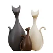 Catzon Home Decor Accessories Animal Porcelain Ornaments Ceramic Crafts Art Figurines-Cat
