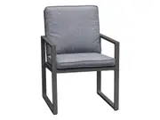 FurnitureOkay Manly Aluminium Outdoor Dining Chair - Charcoal