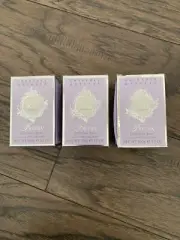 X3 New but Damaged Box Crabtree & Evelyn FREESIA Perfumed Bath Soaps