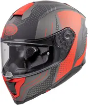 Premier Hyper BP, full face helmet , color: Silver/Blue/Neon-Yellow , size: XS