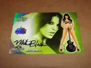 2015 Benchwarmer National MIKI BLACK #25 Silver Auto/2 Playboy TRASHY Lingerie