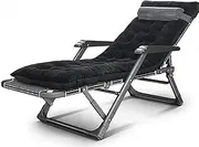 Outdoor Adjustable Folding Chaise Lounge, Portable Zero Gravity Patio Chair, Office Chair Garden Yard Beach, Load 200kg,A
