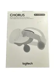 Logitech Chorus VR Off-Ear Integrated Audio for Meta Quest 2 White BRAND NEW