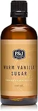 P&J Trading Warm Vanilla Sugar Fragrance Oil 100ml - Candle Making, Diffuser, Soap Making, 100ml Bottle