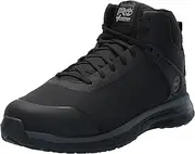 [Timberland PRO] Men's Drivetrain Mid Composite Safety Toe Static Dissipative Industrial Athletic Work Shoe