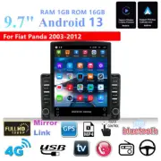 9.7'' Android 13 1GB＋16GB Car Stereo Radio Nav GPS WIFI For Fiat Panda 2003-2012