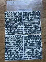 Creative Memories-Mini ABC/123 -IVY Green Classy Stickers - One Sheet *FREE SHIP