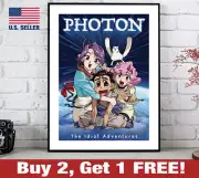 Photon the Idiot Adventures Poster 18" x 24" Print Anime Retro Wall Art Decor