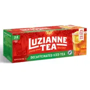 Luzianne Decaffeinated Iced Tea Bags, Family Size, 24Ct Box (Pack of 1)