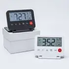 LCD Traveling Alarm Clock Fold Digital LED Clocks Display Table Clock