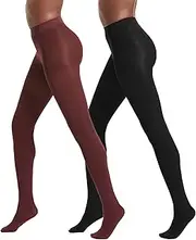 [No Nonsense] Women's Super Opaque Control-Top Tights