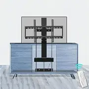Motorised TV Bracket Stand - LCD TV Floor Stand, for 37-75 Inch TV Auto Lifting TV Stand, with Remote Control Electric Lift TV Stand, Bearing 50kg Height Adjustable TV Floor Stand(860-1560mm