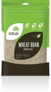 Lotus Wheat Bran Unprocessed 300g