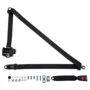 Rear Automatic Seat Belt For Vauxhall Carlton Berlina 1983-1986 Black