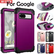 For Google Pixel 9 8 7 7A 6 5 Pro XL Case Heavy Duty Shockproof PC Rugged Cover