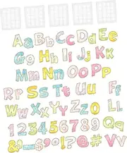 1Set Watercolor Letter for Bulletin Board Decoration for Classroom Home and for DIY Projects and Themed Events