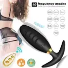 Vibrating Dildo Butt Plug Remote Control Anal Beads Prostate Massager Sex Toy AU
