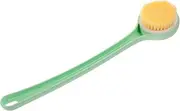 HONMEET Body Scrubber Exfoliator Set Long Handled Bath Brush Shower Towel Soft Bristles Back Scrub Brush for Women Men Loofah Handle