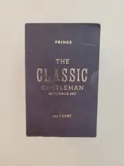 FRINGE The Classic Gentleman Match Box Matchbox Set of 4 Mustache Pipe Bicycle