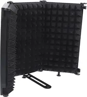 BIUDECO Mic Isolation Shield 1 Set Foldable Mic Filter for Recording Home Radio Station Wind Noise Reduction