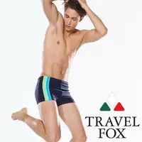 在飛比找森森購物網優惠-【TRAVELFOX 旅狐】簡約風大男四角泳褲(C14918