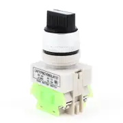 On-OFF-ON DPST 3 Position Rotary Select Selector Switch 660VAC 10A