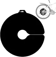 Bike Brake Cover,Disc Brake Covers - Shield Reusable Anti-Slip Hooks Protection for Trail Touring Racing Mountain Commute