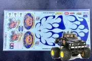 1987 Tamiya Midnight Pumpkin RC 1:12 ORIGINAL Decal Sticker Sheet KIT 58070 NEW