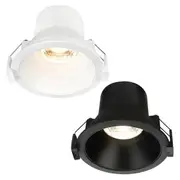 90mm Archy LED Downlight 8w White, Black CCT 21933 Brilliant Lighting