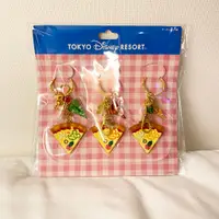 在飛比找蝦皮購物優惠-日本東京迪士尼樂園 米奇造型披薩吊飾 鑰匙圈 披薩
