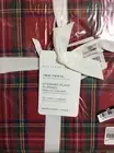 Pottery Barn Stewart Plaid Flannel XL Twin Sheet Set NWT! 100% Cotton Red