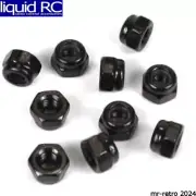 Tekno RC 1202 M4 Locknuts (black 10 pieces)