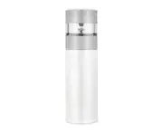 JunChang 360ml Portable Tea Separation Insulation Cup Rotatable Separation Tea Brewing Tea Cup Travel Cup Lock Cold Cup-White