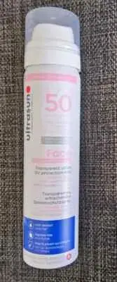 ULTRASUN SPF50 Face Transparent Urban UV Protection Mist Spray 75ml Sensitive