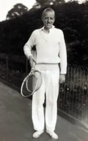 Tennis Circa 1930 Sidney Wood Usa Winner Of The 1931 Wimbledon Old Photo