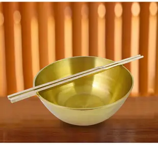 慈緣正堂 黃銅碗筷客廳桌面 懷舊復古銅筷子銅勺銅餐具擺件工藝品
